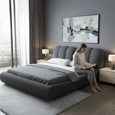 Design in legno letto moderno 180x200 camera da letto matrimoniale lusso hotel letti
