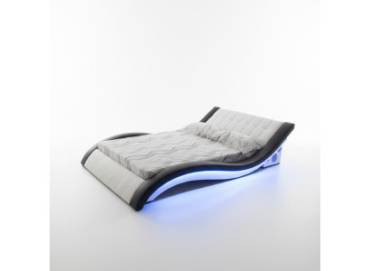 Lusso Design Letti Letti Digitali USB Mobili Camera Da Letto Pelle Matrimoniali