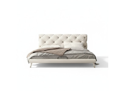 Letti 180x200cm Camera da letto Tessuto Chesterfield Design di lusso