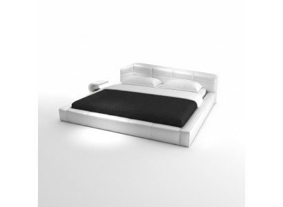 Hotel moderno con cornice letto camera da letto di lusso in pelle design letto matrimoniale.