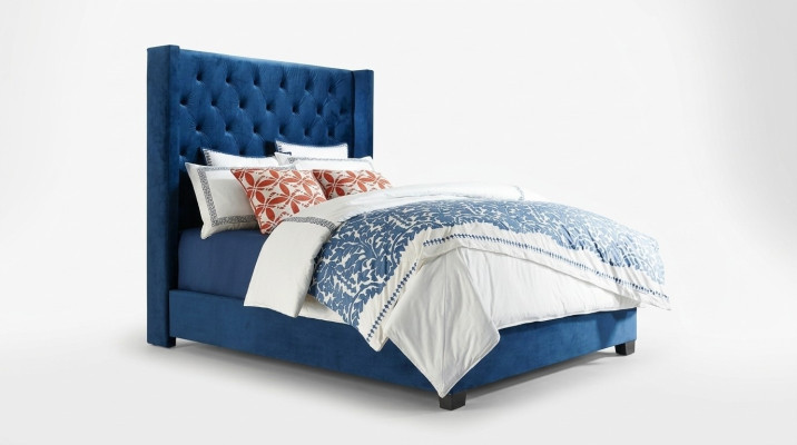 Chesterfield Camera da letto matrimoniale design letti in pelle di lusso hotel