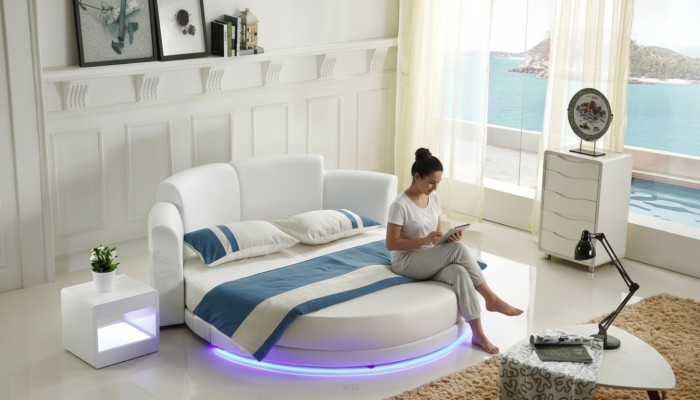 Letto Rotondo Letti Matrimoniali Di Lusso Mobili Camera Da Letto Rotonda Struttura Alberghiera