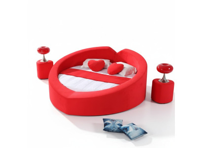 Letto designer a forma di cuore Letto da luna di miele Letto di lusso Struttura letto Bordello