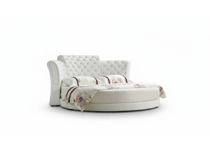 Chesterfield Rotondo Letto Mobili Letti Imbottiti Mobili Camera da Letto Letto in Pelle Hotel