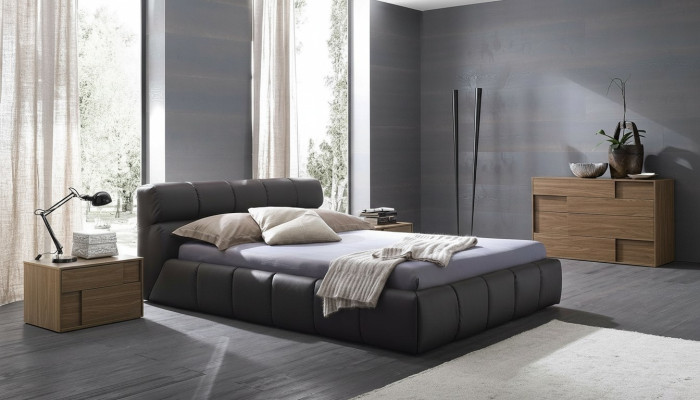 Letti Camera da letto Pelle 180x200cm Nuovo Letto Imbottito Design Lusso