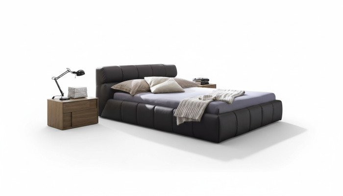 Letti Camera da letto Pelle 180x200cm Nuovo Letto Imbottito Design Lusso