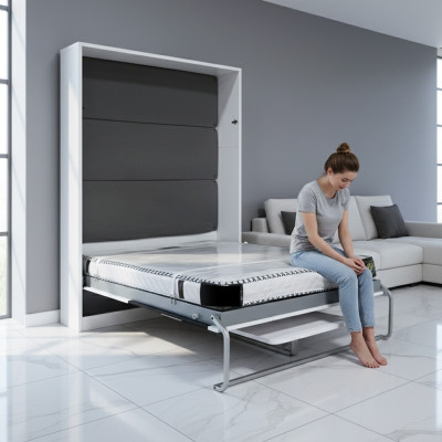 Letto a scomparsa a parete armadio Letto Apertura a parete Letti Armadi Risparmio Nuovo