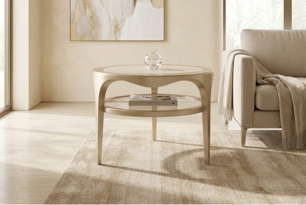 Soggiorno Rotondo Arte Elegante Moderna Lusso Tavolino Design Mobili Tavolino da Caffè