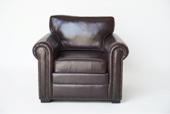 Design poltrona in pelle lusso divano televisivo 1 posto divano relax imbottito lounge nuovo