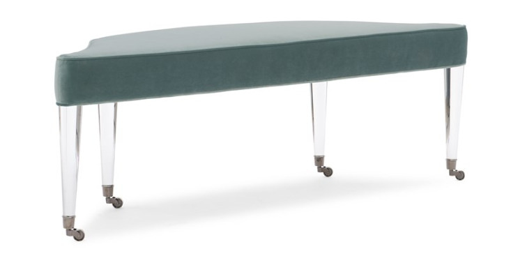 Sedia Camera Imbottitura Tessuto Moderno Design Panchine Abitativo Letto Banca