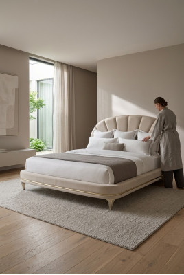 Lusso Letto Hotel Royal Mobili Tessuto Letti Design Arredamento Letto Imbottito Cornice