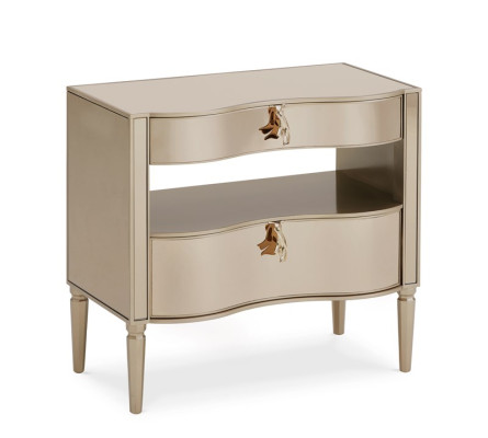 Comodino di lusso, comodino, cassettiera, consolle, cassetto aggiuntivo, design di consolle