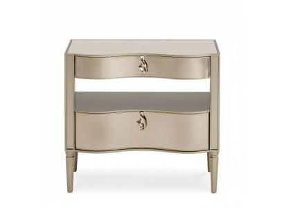 Comodino di lusso, comodino, cassettiera, consolle, cassetto aggiuntivo, design di consolle