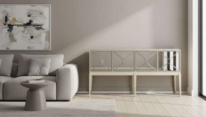 Soggiorno Legno NUOVO Moderno Design Lusso Comò Mobile Credenza