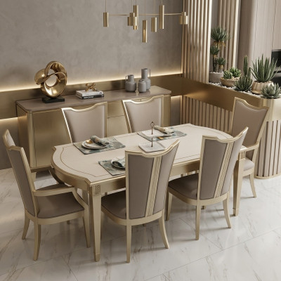 Design di lusso tavolo in legno arredamento sala da pranzo tavoli albergo arredamento tavolo 180x90.