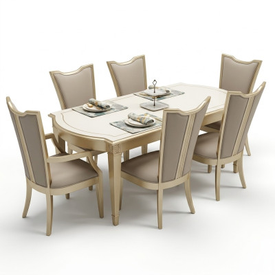 Design di lusso tavolo in legno arredamento sala da pranzo tavoli albergo arredamento tavolo 180x90.