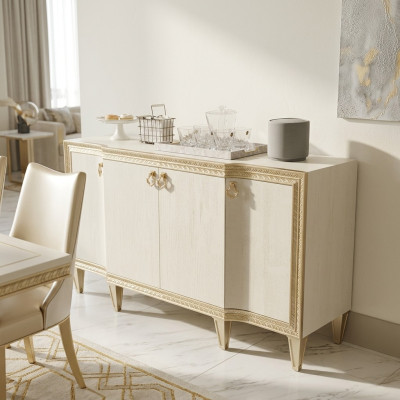 Comò di lusso, armadi, tavolino basso, design in legno pregiato, console, armadio, comò.
