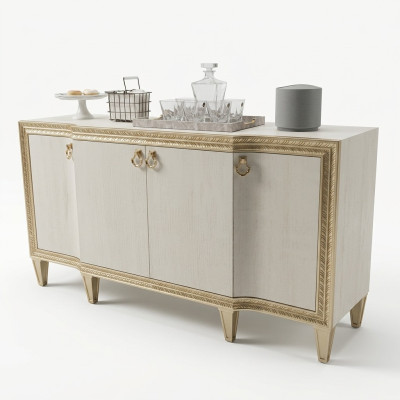 Comò di lusso, armadi, tavolino basso, design in legno pregiato, console, armadio, comò.