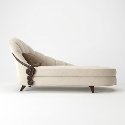 Chaiselongue Letto elegante Mobili italiani Sedie a sdraio in legno Mobili italiani