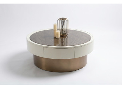 Design Metallo Legno Oro Divano Tavoli Soggiorno Tavolini Tavolo Rotondo Tavolino