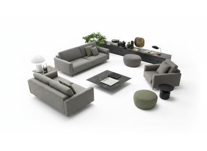 Salotto 331 posti a sedere Moderno Legno Design esclusivo Mobili Poltrona Divano