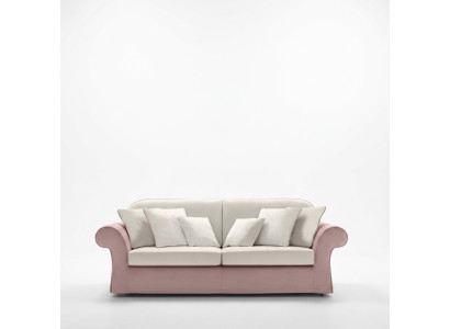 Mobili imbottiti classici Divani Design Divano di lusso Divano Tessuti Divani Rosa 3 posti