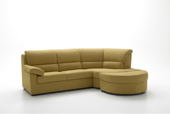 Mobili italiani tessile Giallo Moderno di lusso Angolo Divano a L-Forma Elegante Moderno alfitalia