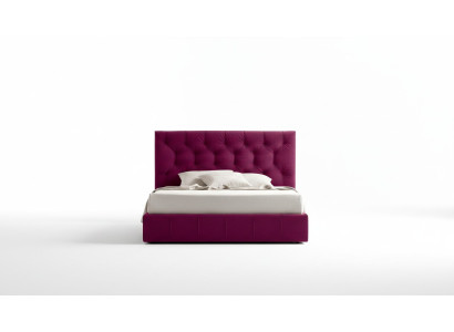 Letto matrimoniale beige 200x200 Camera da letto Tessuto Letto d'hotel Imbottito Design Lusso