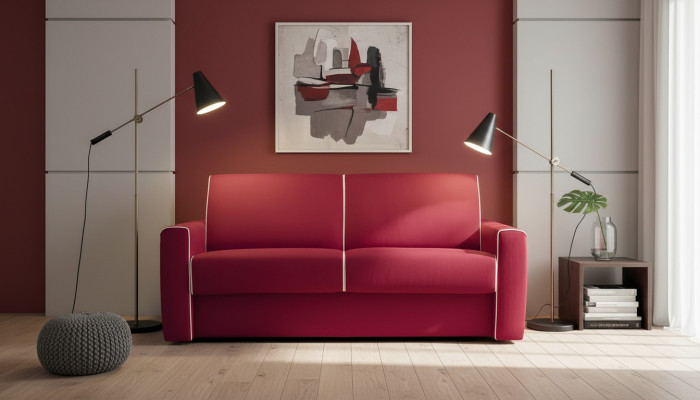 Divani a due posti in tessuto Divano a 2 posti Mobili italiani Design divani imbottiti Lets ospite di Italia