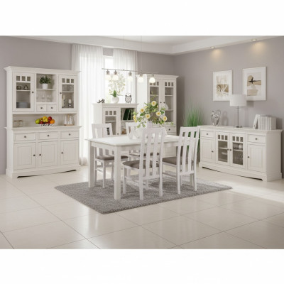 Vetrina credenza buffet mobile design stile country italiano di lusso.