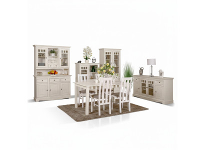 Vetrina credenza buffet mobile design stile country italiano di lusso.