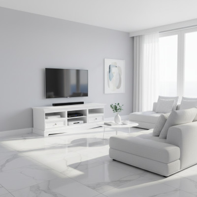 Mobile porta TV Basso Credenza RTV Comò Mobile TV Stile Country Basi TV