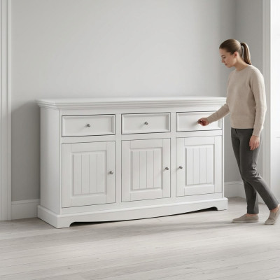 Mobiletto in stile rustico credenza con cassetti credenza in legno massello mobile da contadino cassettiera