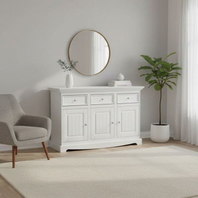 Mobiletto in stile rustico credenza con cassetti credenza in legno massello mobile da contadino cassettiera