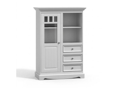 Mobile country-style soggiorno mensole da parete in legno scaffale libreria armadio