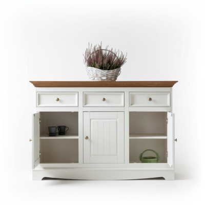 Massiccio mobile consolle credenza credenza mobile credenze legno armadi in stile country.