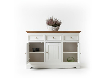 Massiccio mobile consolle credenza credenza mobile credenze legno armadi in stile country.