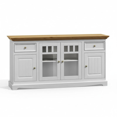 Vetrina credenza da cucina stile country scaffale credenza armadio buffet vetrina nuovo
