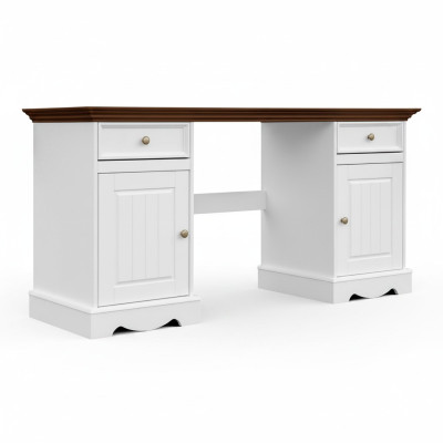 Design scrivania stile italiano, mobili classici di lusso per ufficio scrivania sedia casa di campagna.