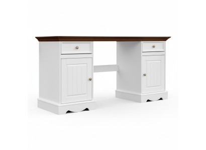 Design scrivania stile italiano, mobili classici di lusso per ufficio scrivania sedia casa di campagna.