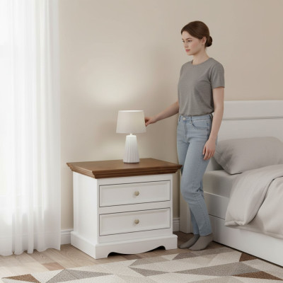 Tavolo da notte di design Console tavolini aggiuntivi Tavoli da camera da letto in legno Nuove console di lusso