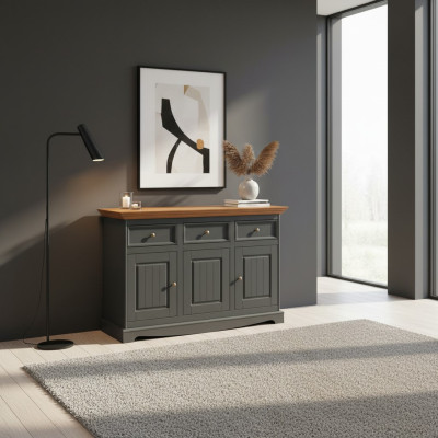 Design di cassettiere in legno lucido di lusso xxl Big Luxury credenza scaffale Nuova cassettiera