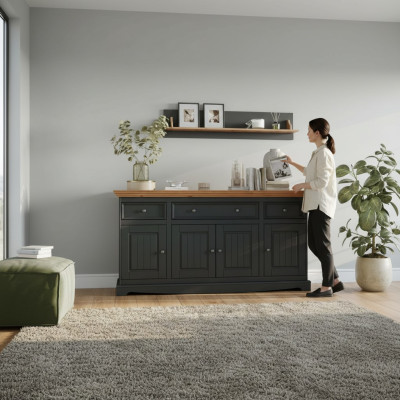 Mobili in legno massiccio credenza cassettiera massiccia credenza sideboard armadio nuovo