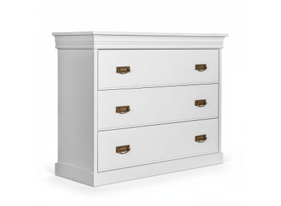 Comò credenza Comodini credenze 3 cassetti Armadio armadio Nuovo legno