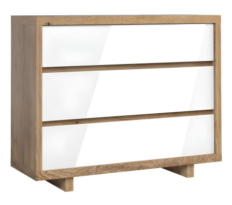 Set completo per la camera da letto Letto Comodino Armadio Cassettiera Design 5 pezzi.