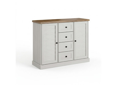 Comodini Scaffale Scaffale Legno massiccio Sideboard Armadio Design Comò Armadi