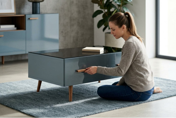 Designer Tavoli Legno Lusso Italia Divano Caffè Imbottito Divano Tavolo Vera Legno