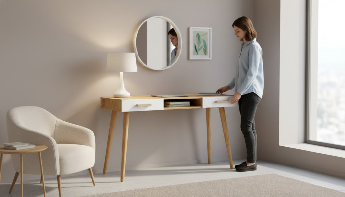 Scrivania Tavolo Scrivanie Ufficio Capo Tavoli Arredamento Mobili Legno Nuovo