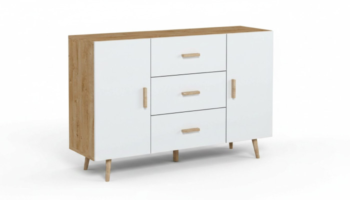 Comò scaffale 140cm armadi mensole conservazione lucida nuovo comodino buffet