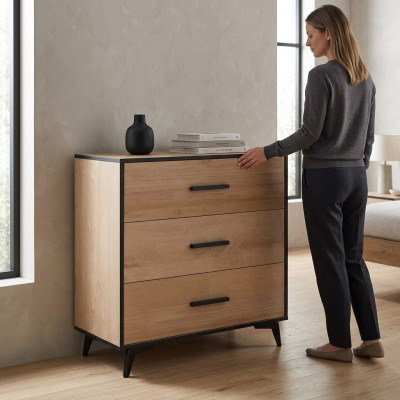 Comò mobile basso armadio scaffale lusso camera da letto in legno design credenza sideboard nuovo
